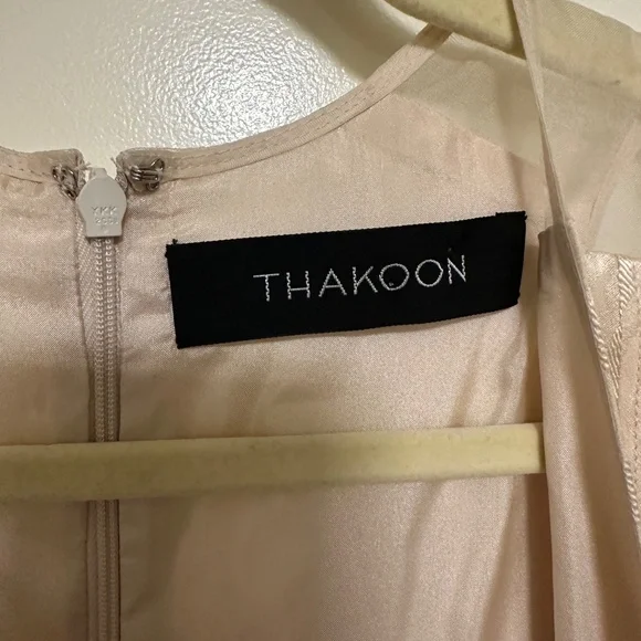 Thakoon 100% Silk Cocktail Dress Pale Pink NWT Size 0 - Picture 8 of 13